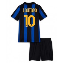 Inter Milan Lautaro Martinez #10 Hjemmebanetrøje Børn 2026-27 Kortærmet (+ Korte bukser)